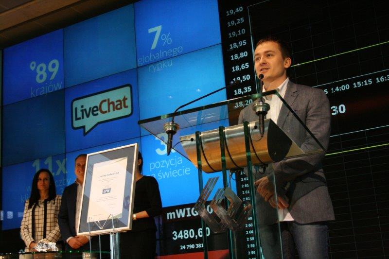 Mariusz Ciepły, prezes zarządu LiveChat Software S.A.